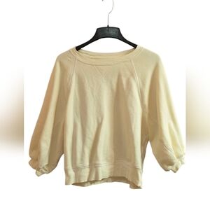 Aerie Cream Casual Sweatshirt size M